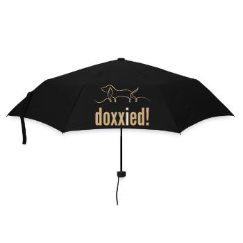 Doxxied LBBT - Regenschirm (klein) - Schwarz - Vorne