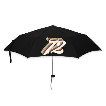 Vintage 72nd Anniversary - Umbrella (small) - black - Front