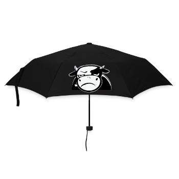 Dub the grumpy cow - Umbrella (small) - black - Front