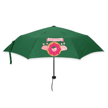 Journée du beignet - Parapluie standard - vert bouteille - Devant