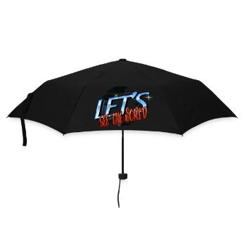 awesome cool eat sleep travel jokes gift idea - Regenschirm (klein) - Schwarz - Vorne