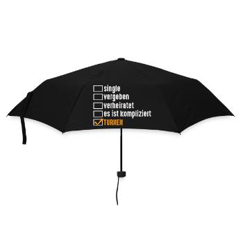 Turnen Gymnastik Turner - Regenschirm (klein) - Schwarz - Vorne