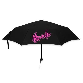Bride - JGA - Mariage - par TitanTees - Parapluie standard - noir - Devant
