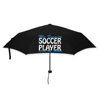 Fußball Soccer - Umbrella (small) - black - Front