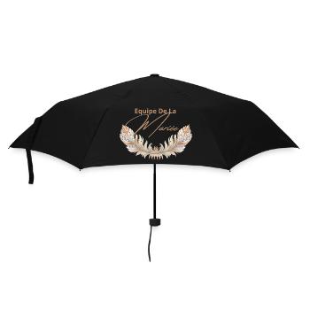 Équipe de la mariée floral - Parapluie standard - noir - Devant