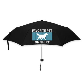 Chien de chasse - Parapluie standard - noir - Devant