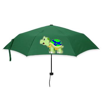 Turtle Earth Globe - Umbrella (small) - bottlegreen - Front