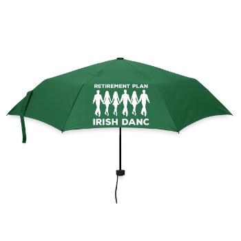 Dancing Dance Music - Umbrella (small) - bottlegreen - Front