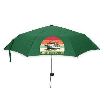 On Tour Mode | Summer Travel Adventure - Umbrella (small) - bottlegreen - Front