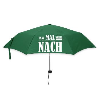 Dancing Dance Music - Regenschirm (klein) - Flaschengrün - Vorne