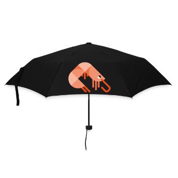 Meerestiere - Regenschirm (klein) - Schwarz - Vorne