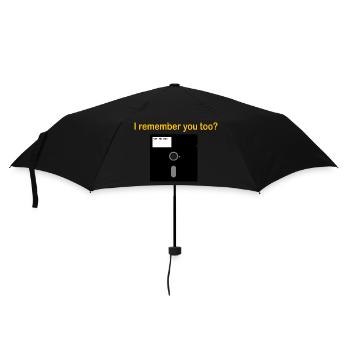 5 disquettes 25 pouces - Parapluie standard - noir - Devant