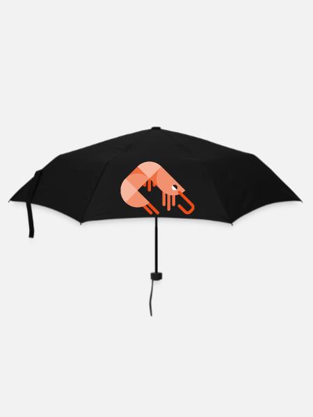 Meerestiere - Regenschirm (klein) - Schwarz