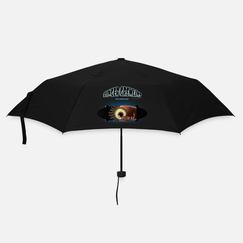 Skateboard Creature Monster Sport Finger Gremlin - Umbrella (small) - black