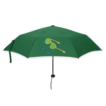 LUNETTES QUE JE NE POUVAIS PAS ACHETER QUAND J’ÉTAIS JEUNE v.Final - Parapluie standard - vert bouteille - Devant