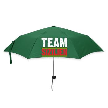 Sizilianer Sizilianisch Sizilien - Regenschirm (klein) - Flaschengrün - Vorne