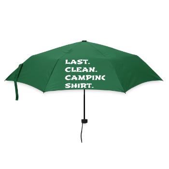birthday awesome funny sayings camping ground best - Regenschirm (klein) - Flaschengrün - Vorne