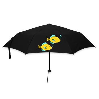 Pisces Comic - Umbrella (small) - black - Front
