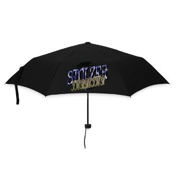 lustiger spruch geschenkidee tierliebhaber - Regenschirm (klein) - Schwarz - Vorne