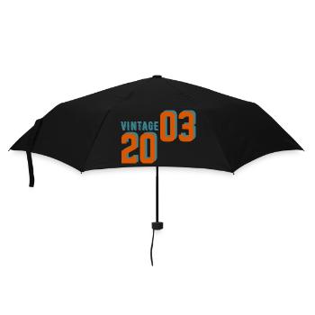Vintage rétro 2003 - Parapluie standard - noir - Devant