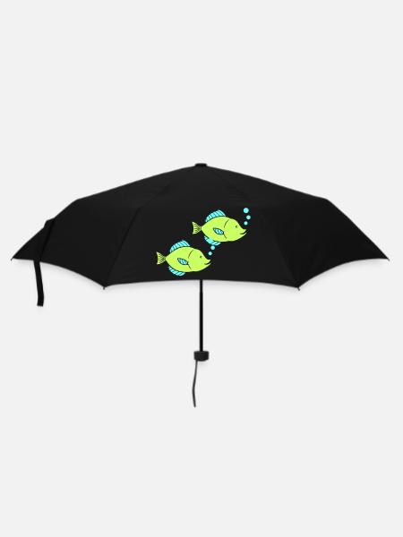 Pisces Comic 2 - Umbrella (small) - black