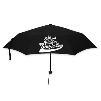 It's Official I'm The Favorite Son-In-Law Saying - Umbrella (small) - black - Front