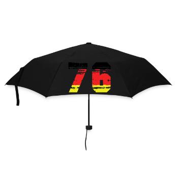 76 Number Germany Jersey - Umbrella (small) - black - Front