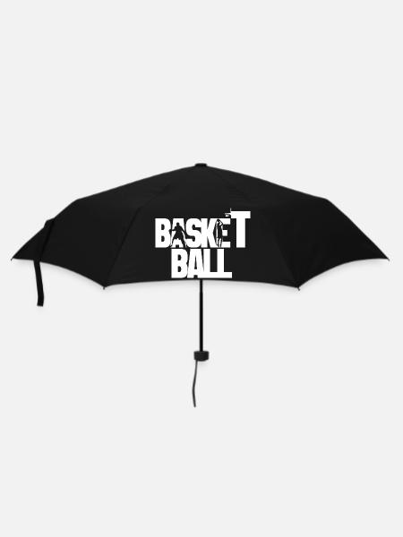 Basketball - Regenschirm (klein) - Schwarz