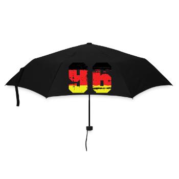 96 Number Germany Jersey - Umbrella (small) - black - Front