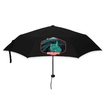 Illustration Bouzov Castle in Czechia - Umbrella (small) - black - Front