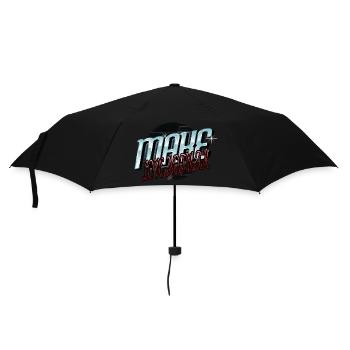 statement present idea present cool peace symbols - Regenschirm (klein) - Schwarz - Vorne