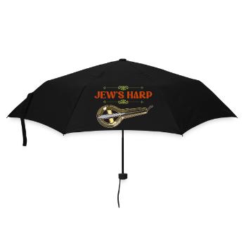 Musiker Jew's Harp Qopuz Maultrommel Musik - Regenschirm (klein) - Schwarz - Vorne
