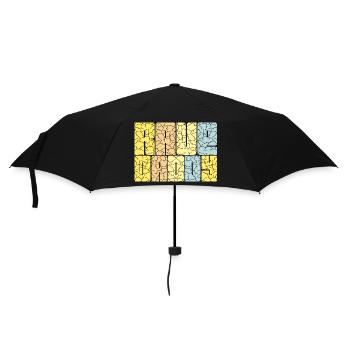 Rave Daddy EDM Techno Music Raver Party Festival - Umbrella (small) - black - Front