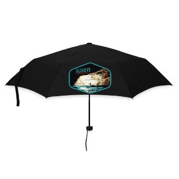 Algar dos Capitaes Cave, Lagoa, Algarve - Umbrella (small) - black - Front