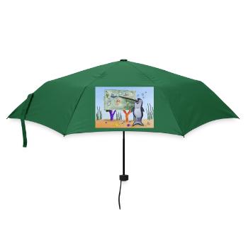 Enseignant Narval - Parapluie standard - vert bouteille - Devant