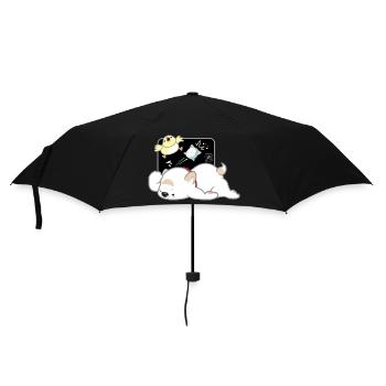 Dog Korean - Japanese Style 04B - Umbrella (small) - black - Front