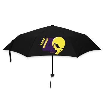 FR49 Purple Summer - Parapluie standard - noir - Devant