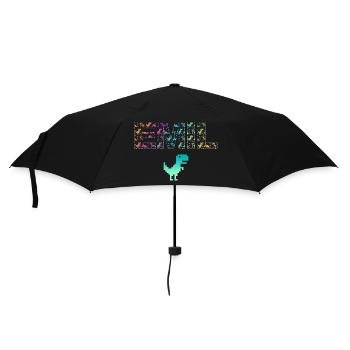 EMIL - Beau prénom de garçon avec dinosaure - Parapluie standard - noir - Devant