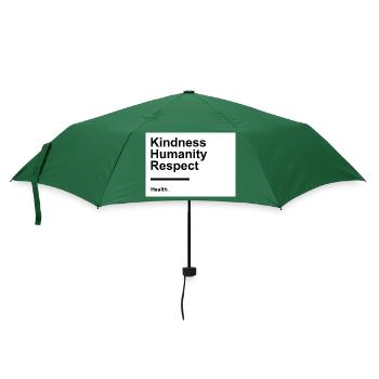 Gentillesse Humanité Respect - Parapluie standard - vert bouteille - Devant