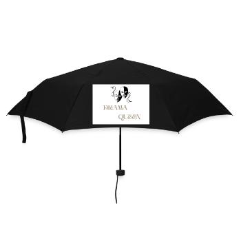 Drama Queen with Comedy and Tragedy Theater Masks - Umbrella (small) - black - Front