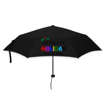 À la pleine de bière spirituelle des Fêtes - Parapluie standard - noir - Devant