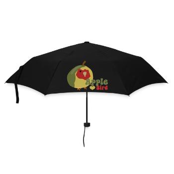 The Apple Bird - Umbrella (small) - black - Front