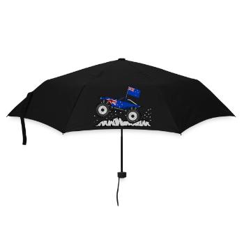 Monster Truck Drapeau de la Nouvelle-Zélande - Parapluie standard - noir - Devant