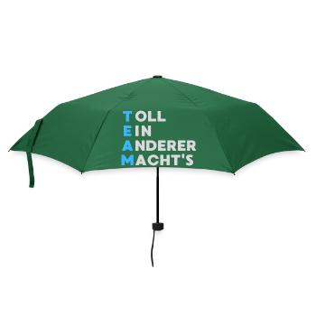TEAM Toll Ein Anderer Macht`s - Regenschirm (klein) - Flaschengrün - Vorne