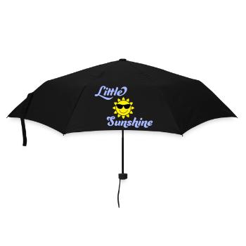 Little Sunshine - Regenschirm (klein) - Schwarz - Vorne