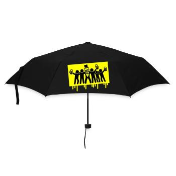 Enterrement de vie de garçon de l’équipe du marié - Parapluie standard - noir - Devant