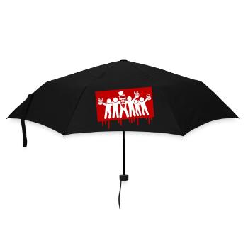 Enterrement de vie de garçon de l’équipe du marié - Parapluie standard - noir - Devant