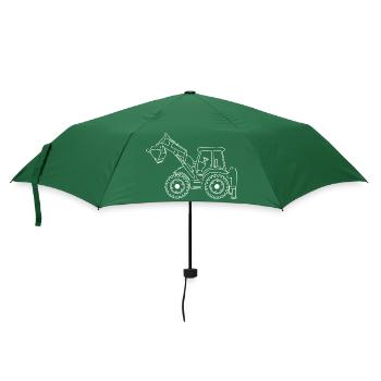 Excavatrice - Parapluie standard - vert bouteille - Devant