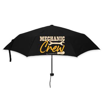 Car Mechanic Mechatronics Technician Screwdriver Gift - Umbrella (small) - black - Front