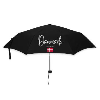Danish roots, I love Denmark - Umbrella (small) - black - Front